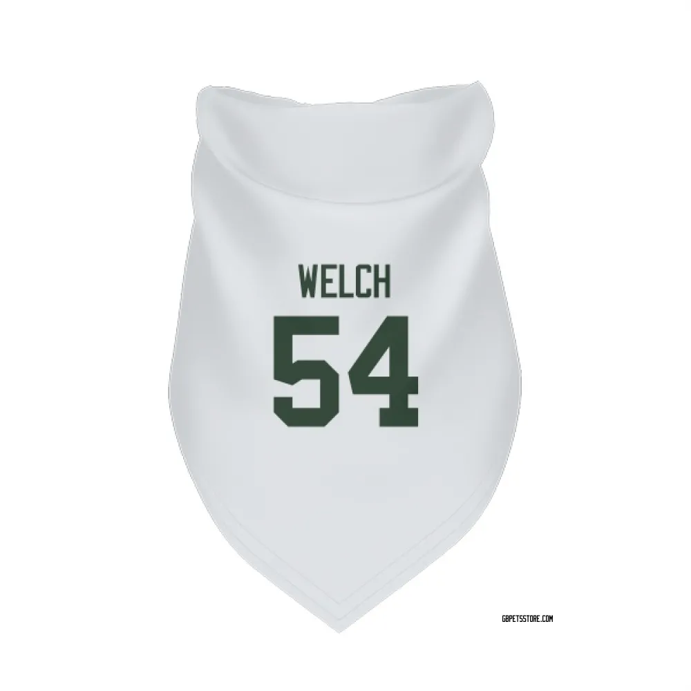 Green Bay Packers Kristian Welch White Pet Bandana for Dog & Cat