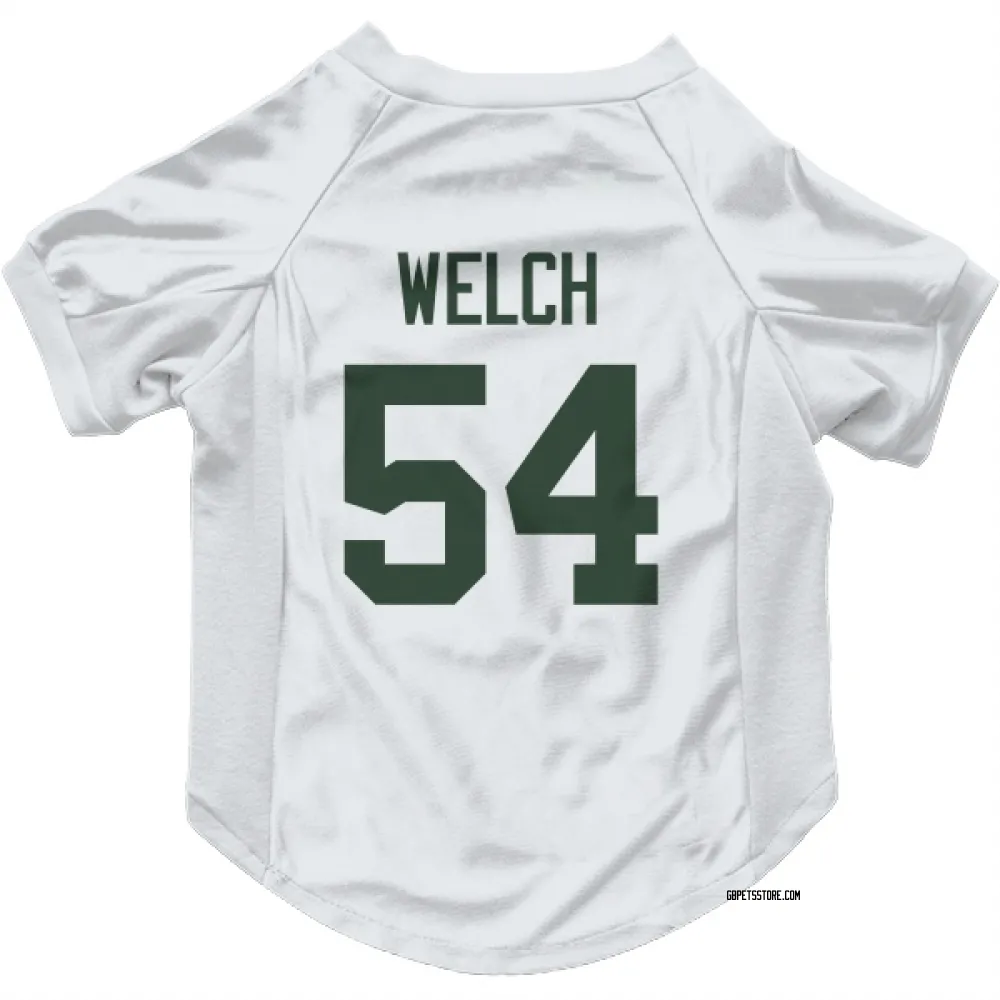 Green Bay Packers Kristian Welch White Pet Jersey for Dog & Cat