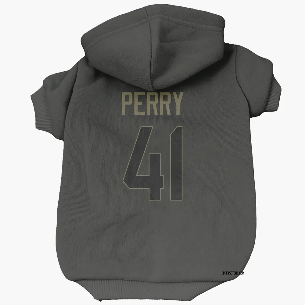 Green Bay Packers Mark Perry Black Service Pet Hoodie for Dog & Cat