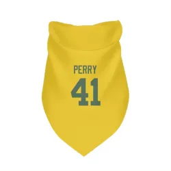 Green Bay Packers Mark Perry Gold Pet Bandana for Dog & Cat