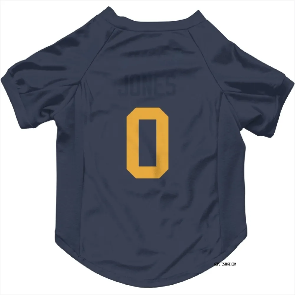 Green Bay Packers Marlon Jones Navy Pet Jersey for Dog & Cat
