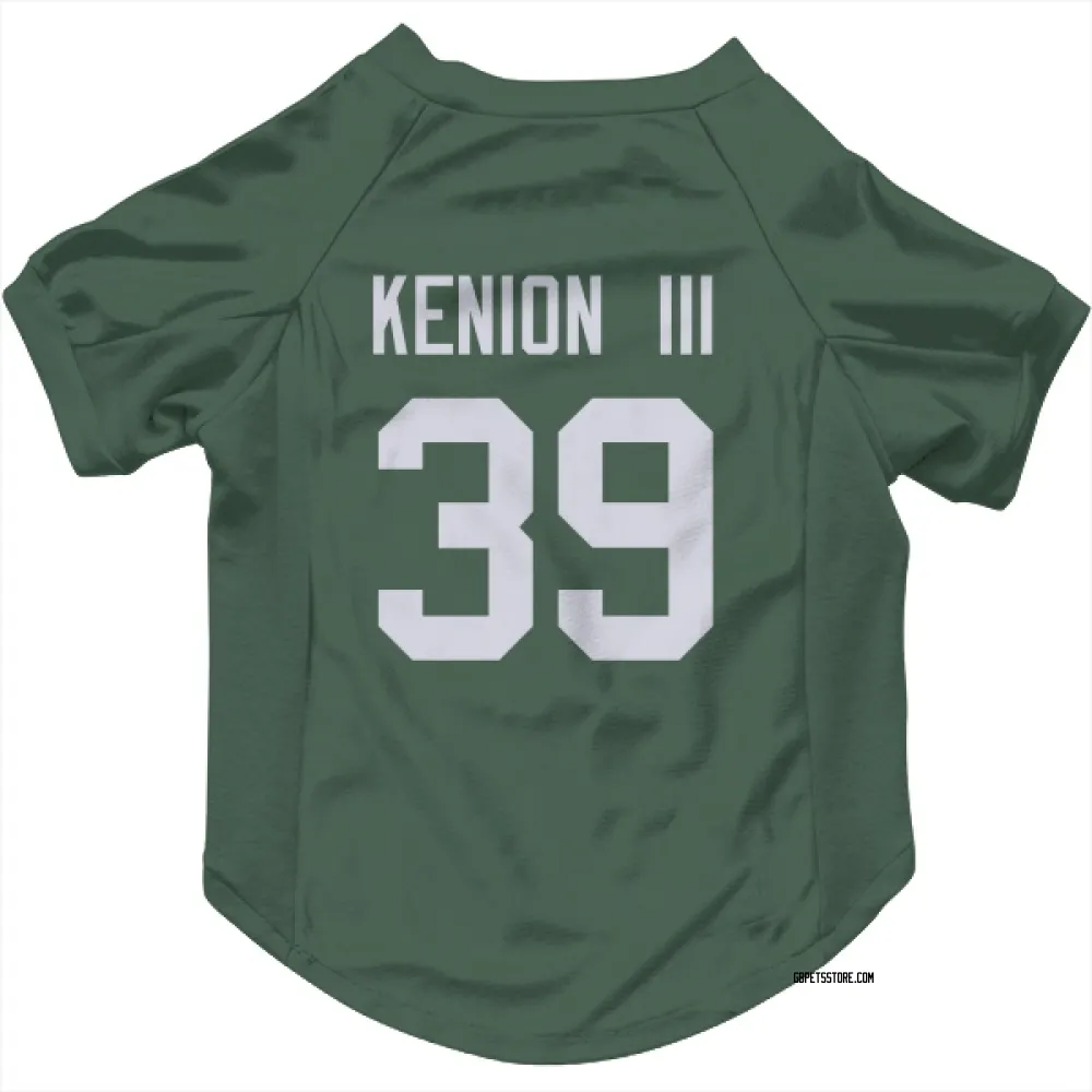 Green Bay Packers Murvin Kenion III Green Pet Jersey for Dog & Cat