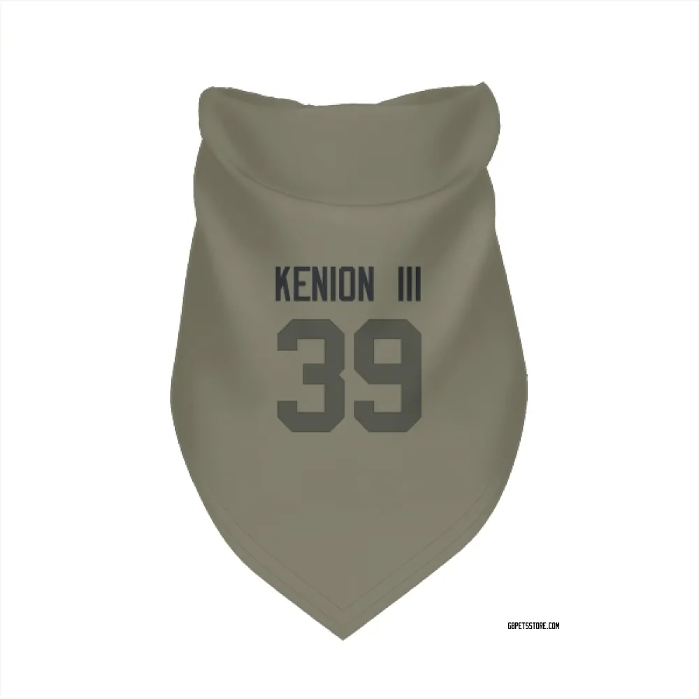 Green Bay Packers Murvin Kenion III Olive Pet Bandana for Dog & Cat
