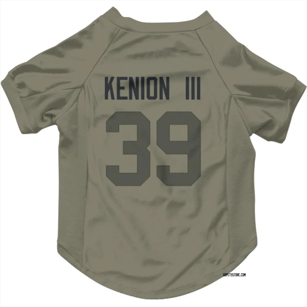 Green Bay Packers Murvin Kenion III Olive Pet Jersey for Dog & Cat