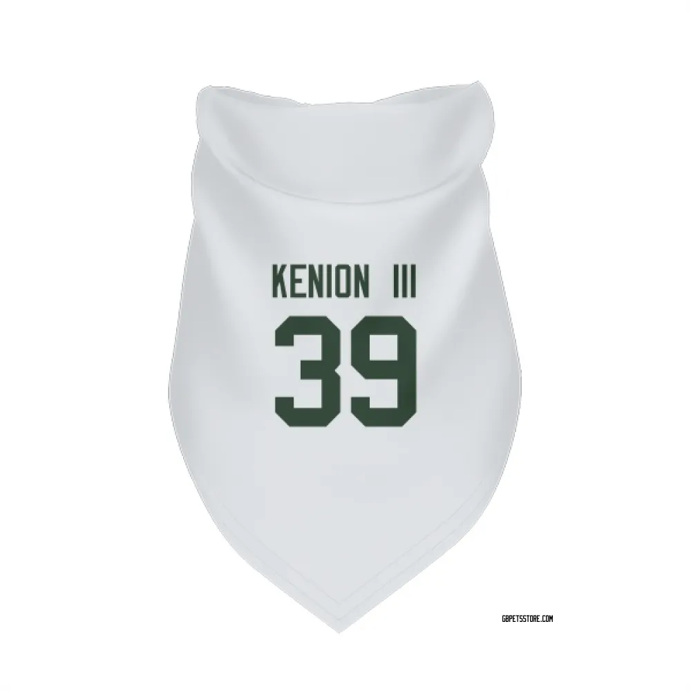 Green Bay Packers Murvin Kenion III White Pet Bandana for Dog & Cat