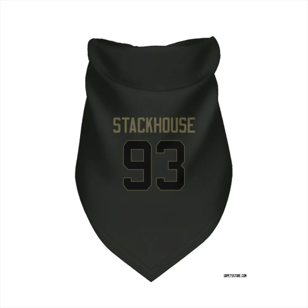 Green Bay Packers Nazir Stackhouse Black Service Pet Bandana for Dog & Cat