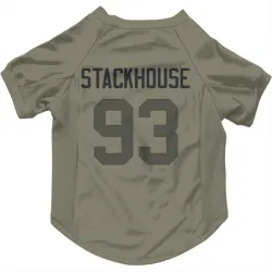 Green Bay Packers Nazir Stackhouse Olive Pet Jersey for Dog & Cat