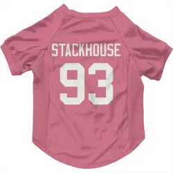 Green Bay Packers Nazir Stackhouse Pink Pet Jersey for Dog & Cat