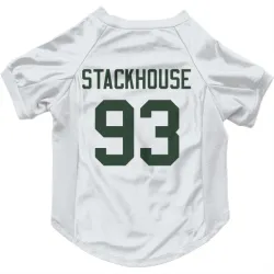 Green Bay Packers Nazir Stackhouse White Pet Jersey for Dog & Cat