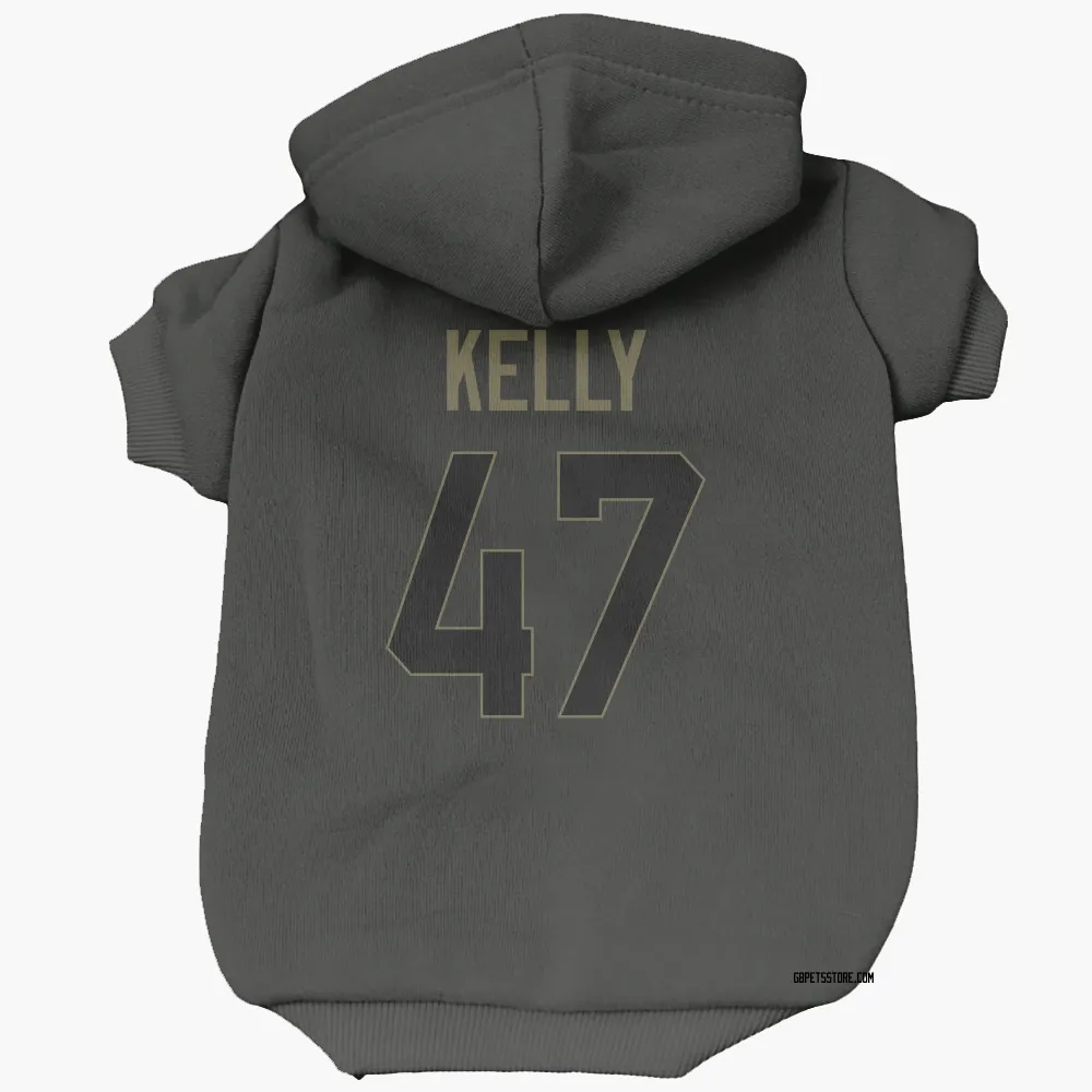 Green Bay Packers Nyjalik Kelly Black Service Pet Hoodie for Dog & Cat