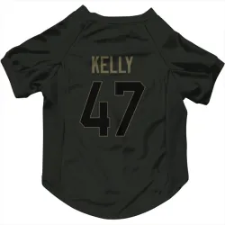 Green Bay Packers Nyjalik Kelly Black Service Pet Jersey for Dog & Cat