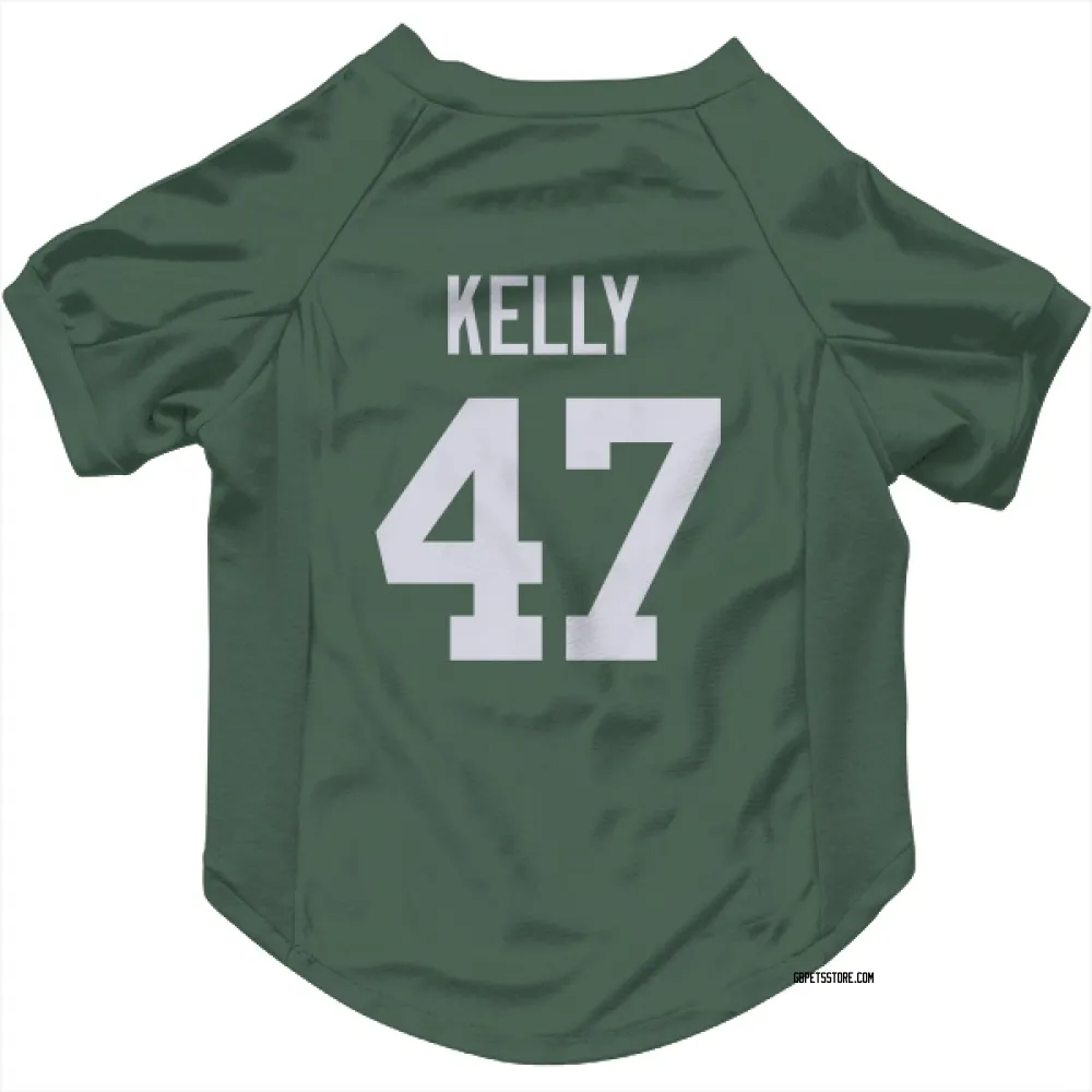 Green Bay Packers Nyjalik Kelly Green Pet Jersey for Dog & Cat