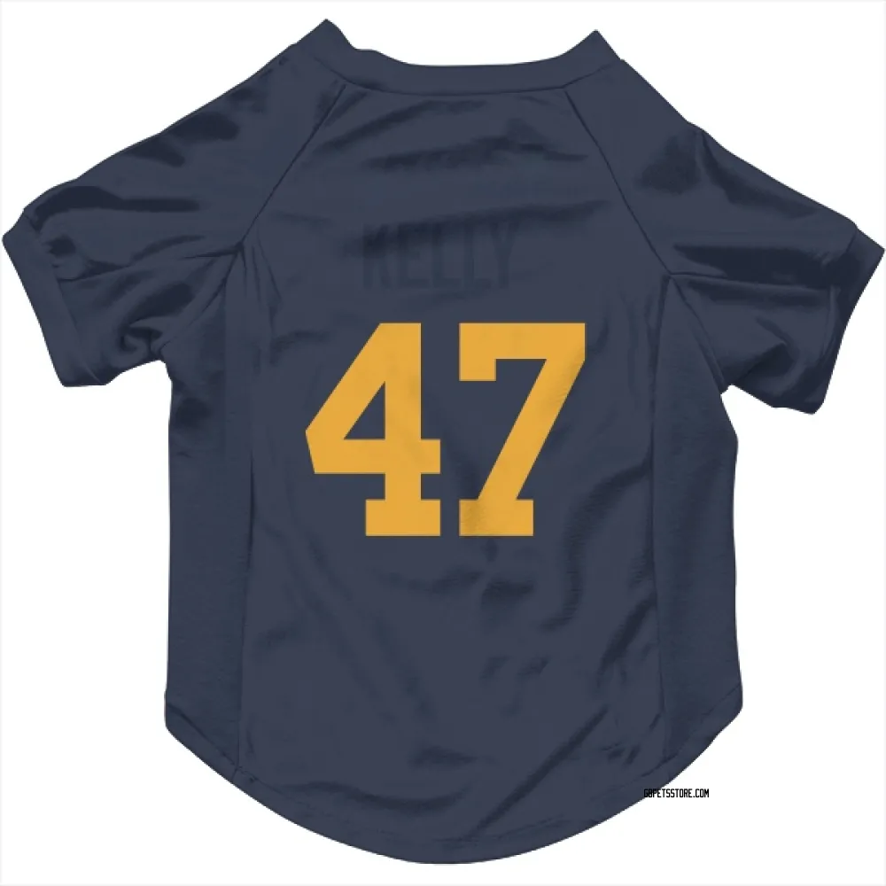 Green Bay Packers Nyjalik Kelly Navy Pet Jersey for Dog & Cat