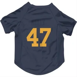 Green Bay Packers Nyjalik Kelly Navy Pet Jersey for Dog & Cat