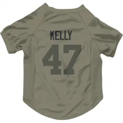 Green Bay Packers Nyjalik Kelly Olive Pet Jersey for Dog & Cat