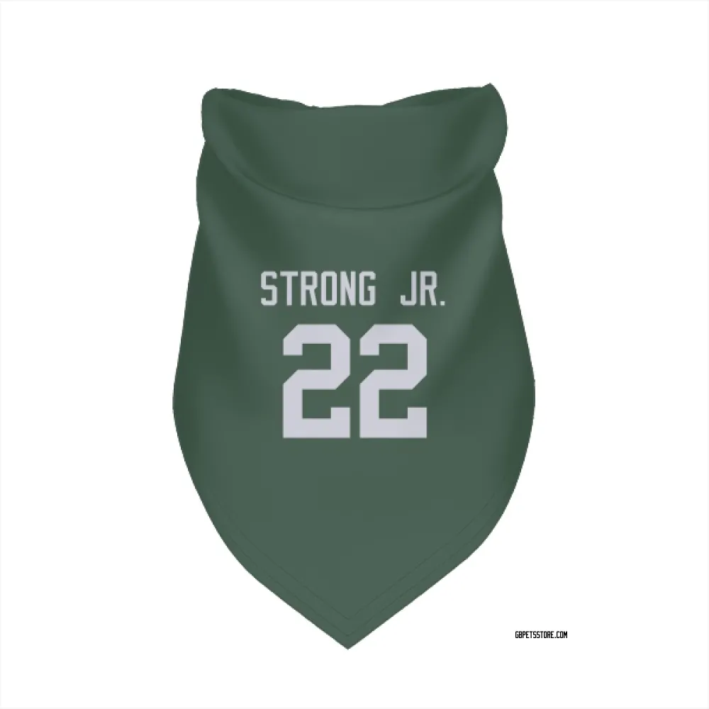 Green Bay Packers Pierre Strong Jr. Green Pet Bandana for Dog & Cat