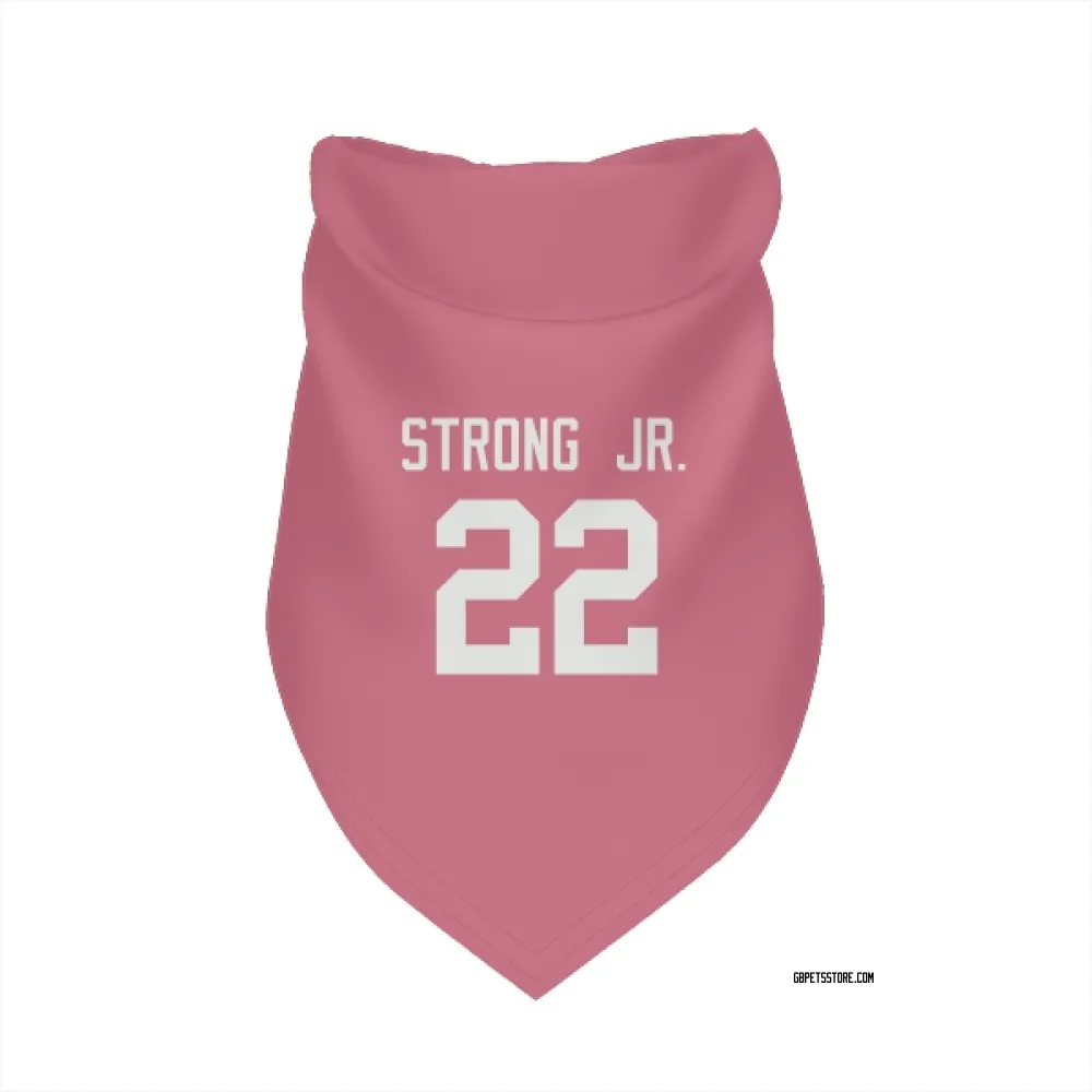 Green Bay Packers Pierre Strong Jr. Pink Pet Bandana for Dog & Cat