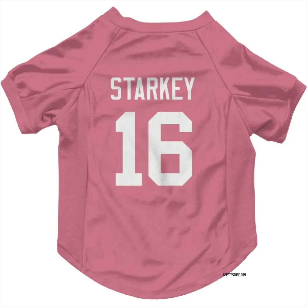 Green Bay Packers Rory Starkey Pink Pet Jersey for Dog & Cat