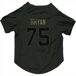 Green Bay Packers Sean Rhyan Black Service Pet Jersey for Dog & Cat