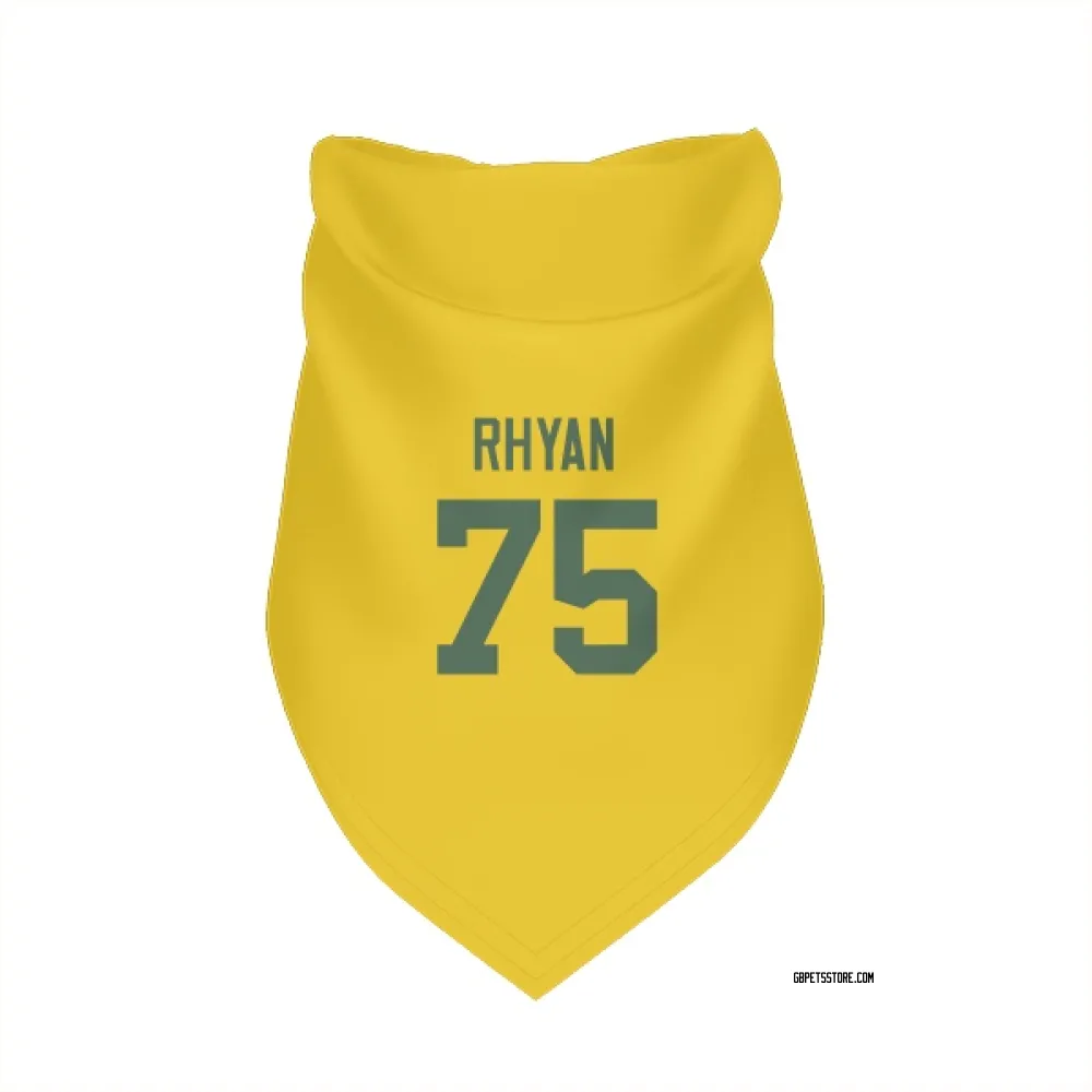 Green Bay Packers Sean Rhyan Gold Pet Bandana for Dog & Cat