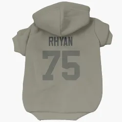 Green Bay Packers Sean Rhyan Olive Pet Hoodie for Dog & Cat