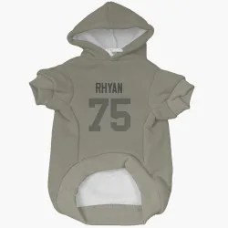 Green Bay Packers Sean Rhyan Olive Pet Hoodie for Dog & Cat