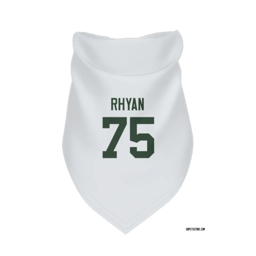 Green Bay Packers Sean Rhyan White Pet Bandana for Dog & Cat