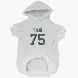 Green Bay Packers Sean Rhyan White Pet Hoodie for Dog & Cat