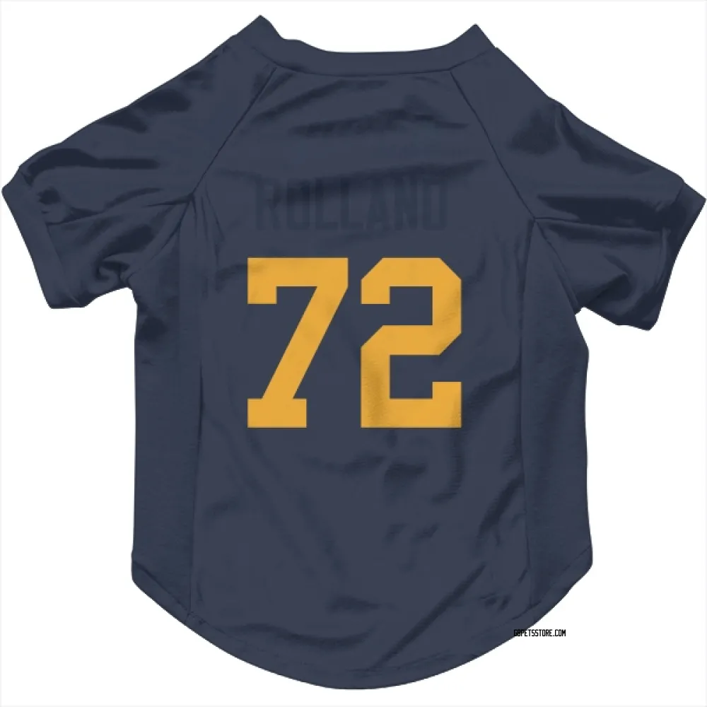 Green Bay Packers Spencer Rolland Navy Pet Jersey for Dog & Cat