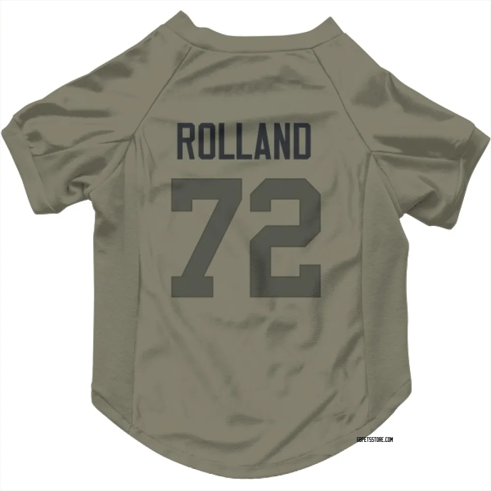 Green Bay Packers Spencer Rolland Olive Pet Jersey for Dog & Cat