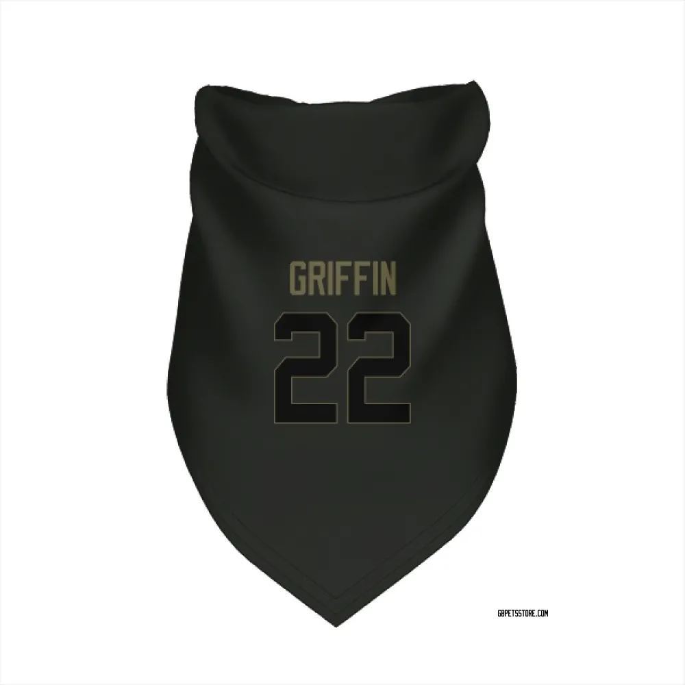 Green Bay Packers Tulu Griffin Black Service Pet Bandana for Dog & Cat