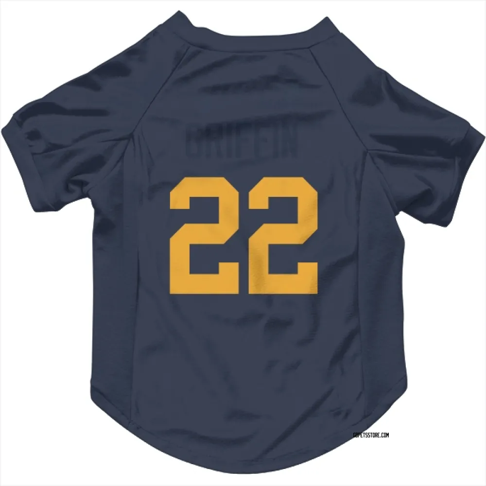 Green Bay Packers Tulu Griffin Navy Pet Jersey for Dog & Cat