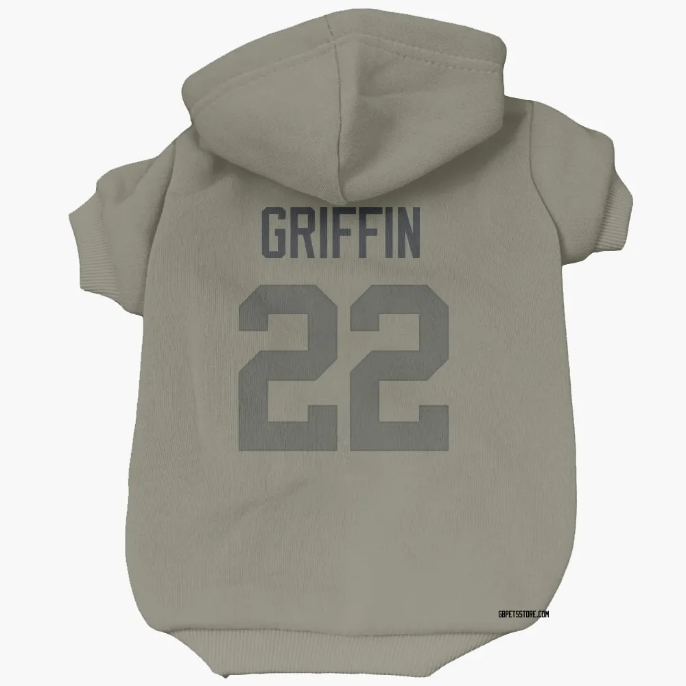 Green Bay Packers Tulu Griffin Olive Pet Hoodie for Dog & Cat