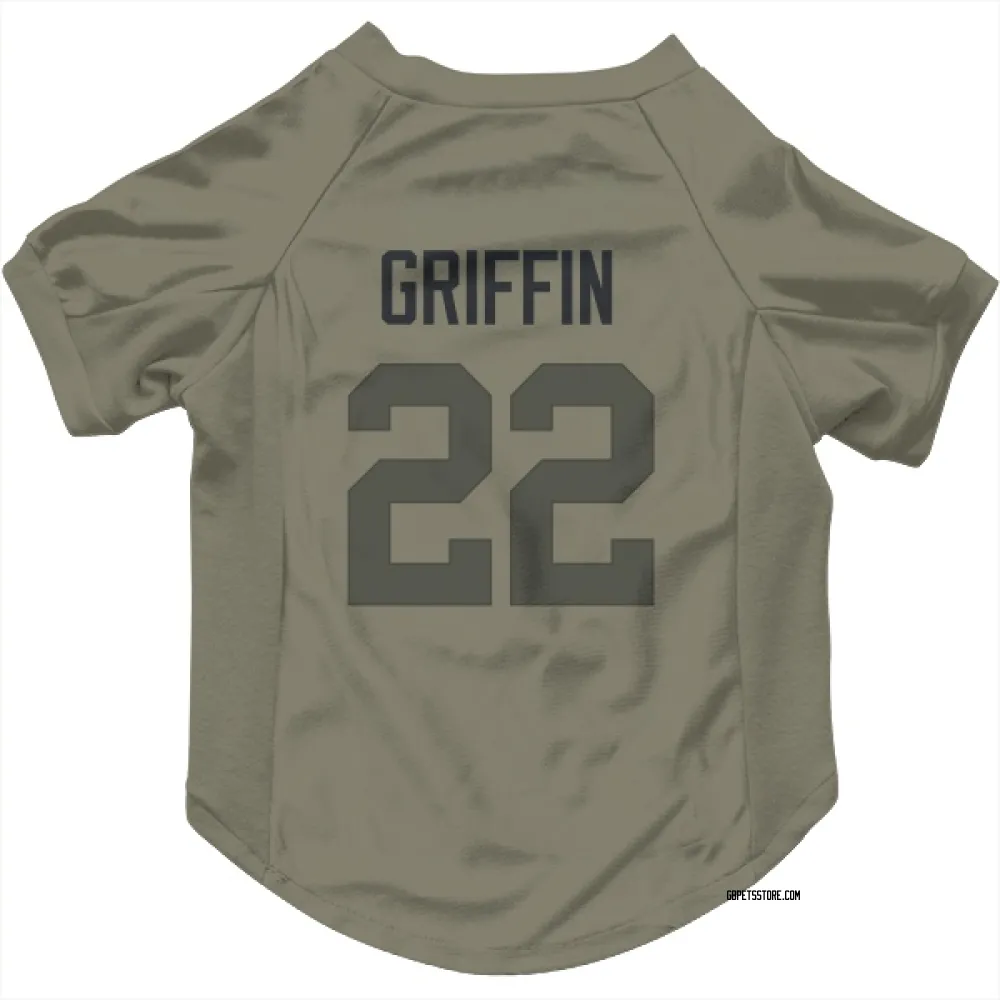 Green Bay Packers Tulu Griffin Olive Pet Jersey for Dog & Cat