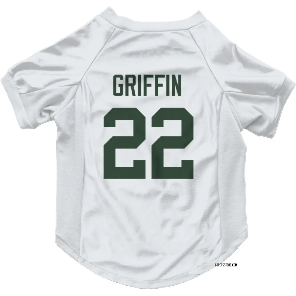 Green Bay Packers Tulu Griffin White Pet Jersey for Dog & Cat