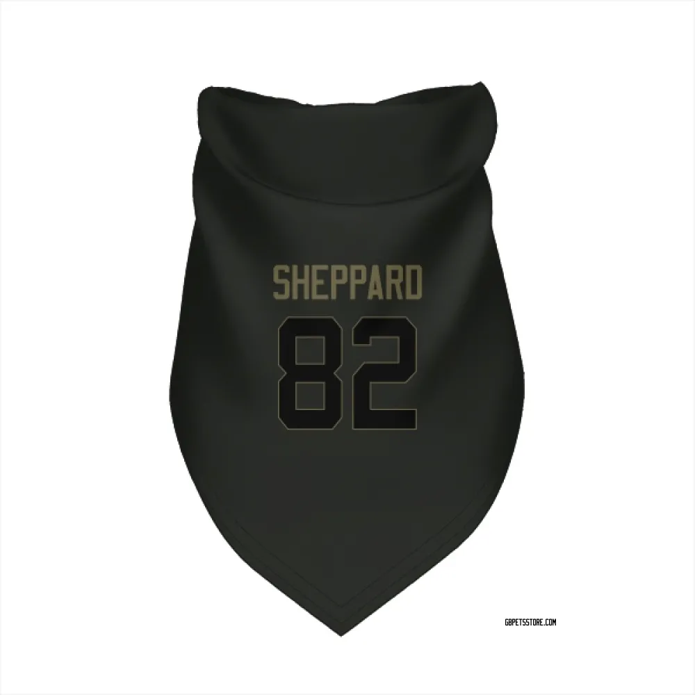 Green Bay Packers Will Sheppard Black Service Pet Bandana for Dog & Cat