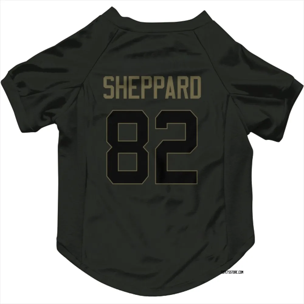 Green Bay Packers Will Sheppard Black Service Pet Jersey for Dog & Cat