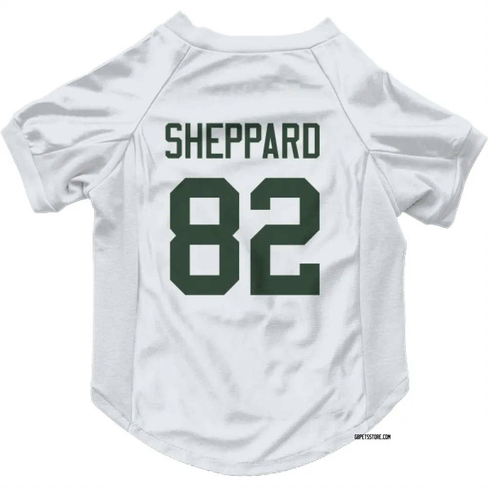 Green Bay Packers Will Sheppard White Pet Jersey for Dog & Cat